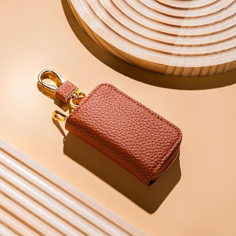 Пу Кошелек для ключей на молнии Органайзер для ключей Сумка для ключей от машины Брелок Кошелек Простой чехол для ключей Сумка Мужской Женский Чехол для защиты ключей от машины