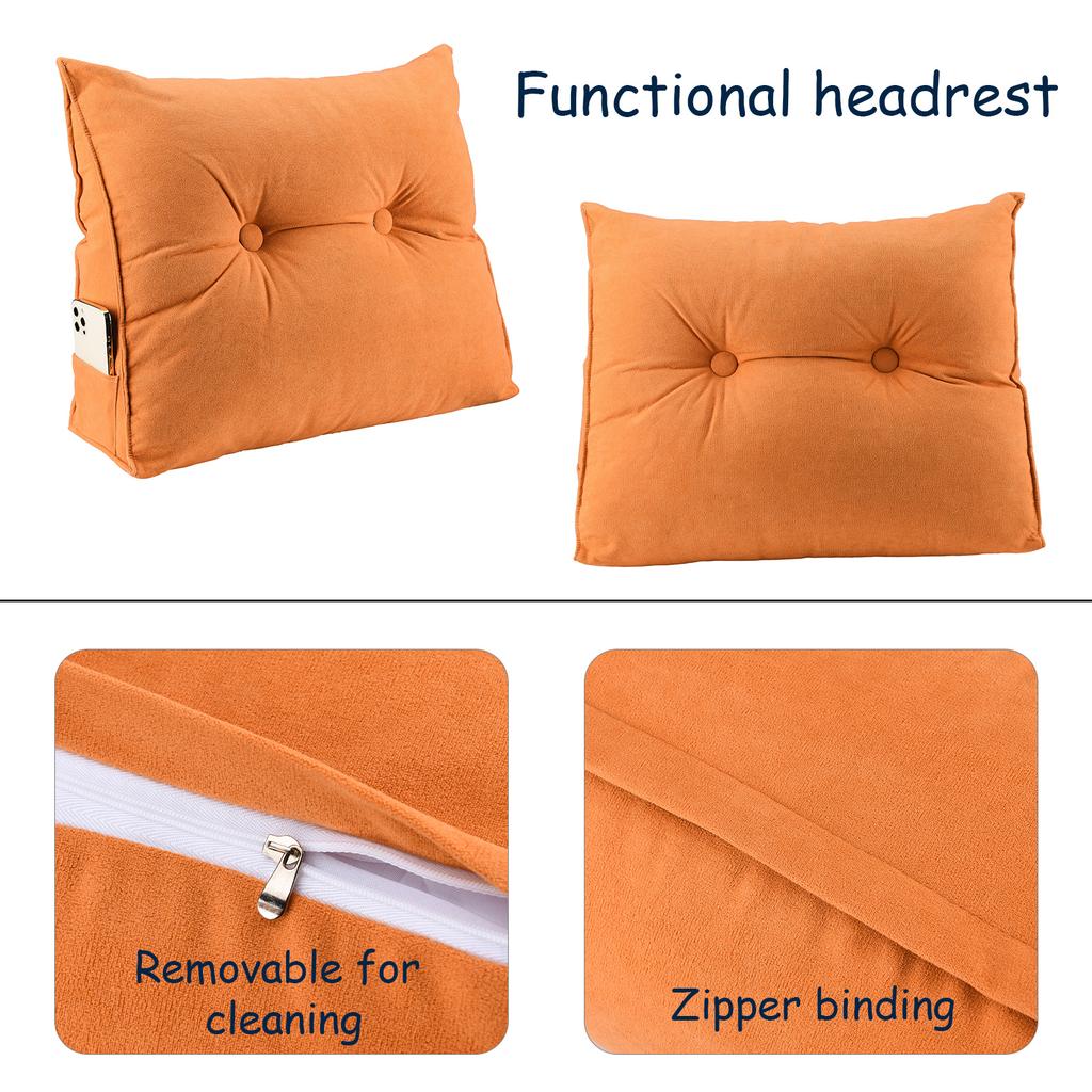 Треугольная подушка для изголовья кровати, большая спинка, поясничная подушка, мягкая упаковка татами