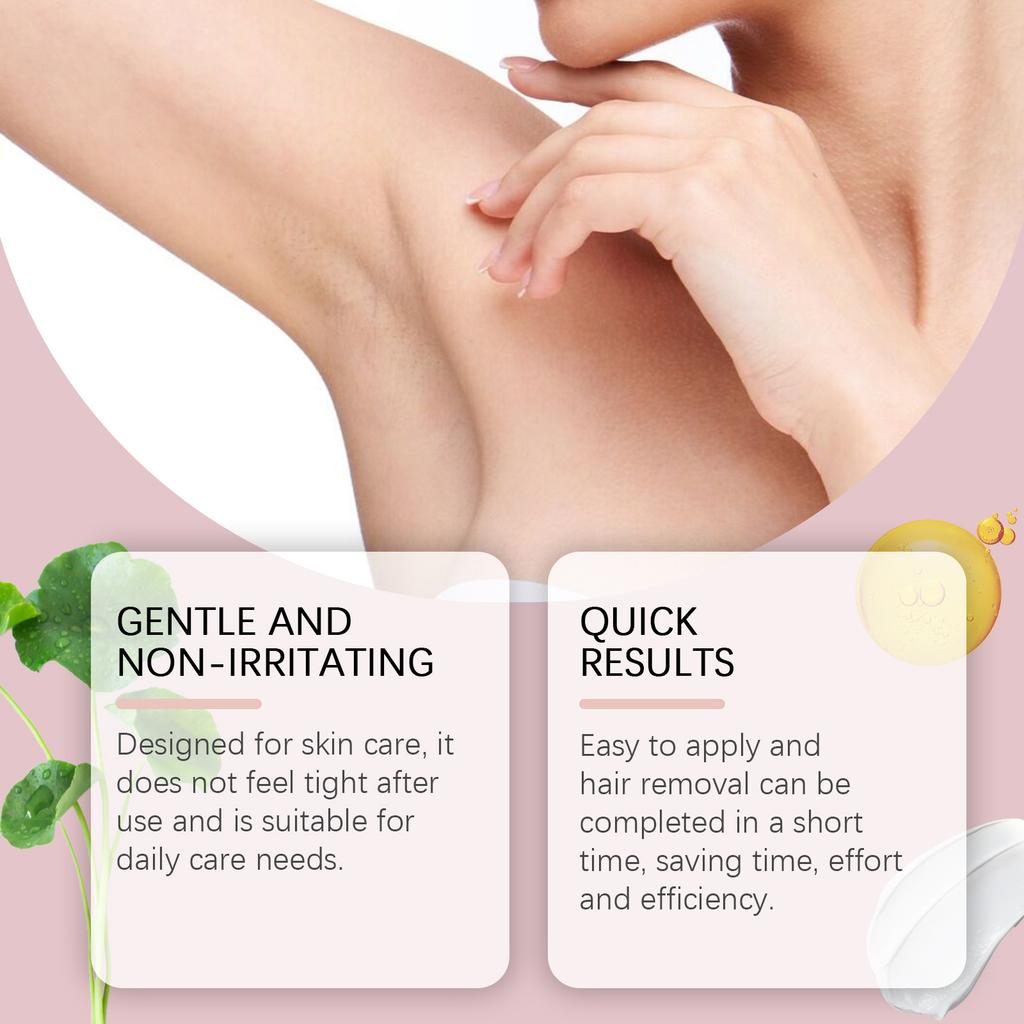 Питательный крем для удаления волос на коже всего тела, не оставляя черных точек, подмышек, рук, ног и интимных мест.