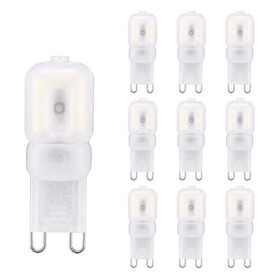10 шт. светодиодных ламп G9 220 В 3 Вт 5 Вт SMD2835 белые теплые бомбильи для домашних лампочек хрустальная люстра заменить галогенную лампу 30 Вт