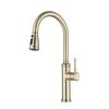 Stainless Steel Pull-out Kitchen Faucet Deck Mounted Mixer Tap 360 Degree Rotation Stream Sprayer Nozzle Kitchen Sink Faucet