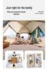 Automatic Quick-Open Portable Folding Camping Tent Set: Rainproof for Outdoor and Indoor Use
