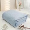 Cool Cotton Summer Thin Quilt, Machine Washable Single Double Pure Cotton Quilt, Air Conditioning Summer Blanket