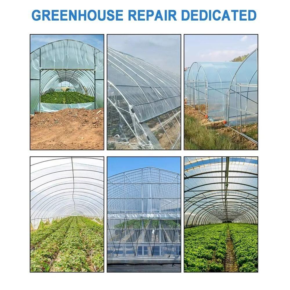 Устойчивая к УФ-излучению ремонтная лента для пленки Сильная адгезия Покрытие для теплицы Заплатка для ремонта теплицы