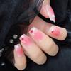 24-Piece Французский Стиль Съемный Набор для Маникюра со Стикерами