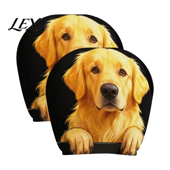 Universal Fit Auto Headrest Covers Scary Ghost Face Car Covers, Funny Expression Seat Easy Install Protectors for SUV Truck, Elastic Vehicle Interior