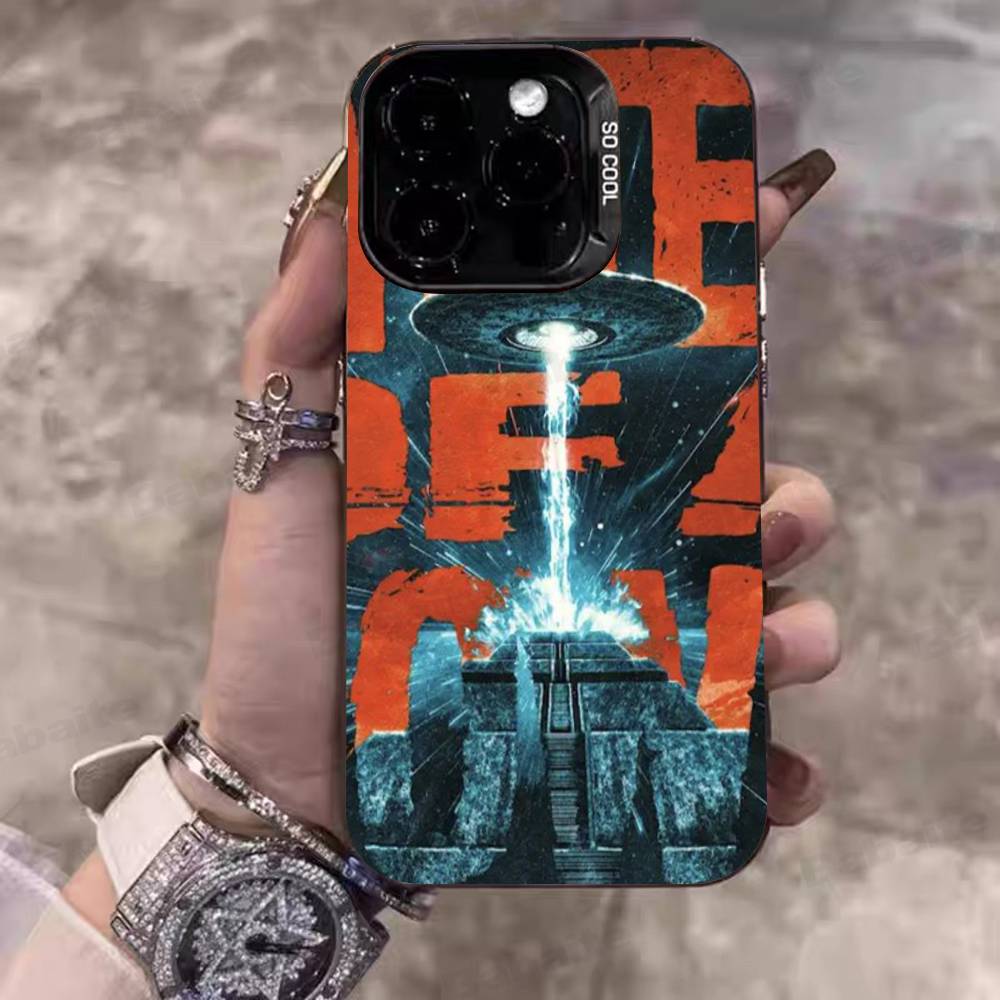 Металлический ремешок System Of A Down Для IPhone 17 16 15 14 13 12 11 Pro Max Plus Матовый цветной задний чехол для телефона
