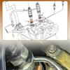 Теплозащитная шайба форсунки для 4-цилиндровых двигателей Kubota V1205 V1305 V1505