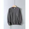 Authentic Japanese-Style Functional Crewneck Sweatshirt, Long-Sleeve Autumn and Winter Fleece Jacket for Men, Color-Blocking Couple's Versatile Top