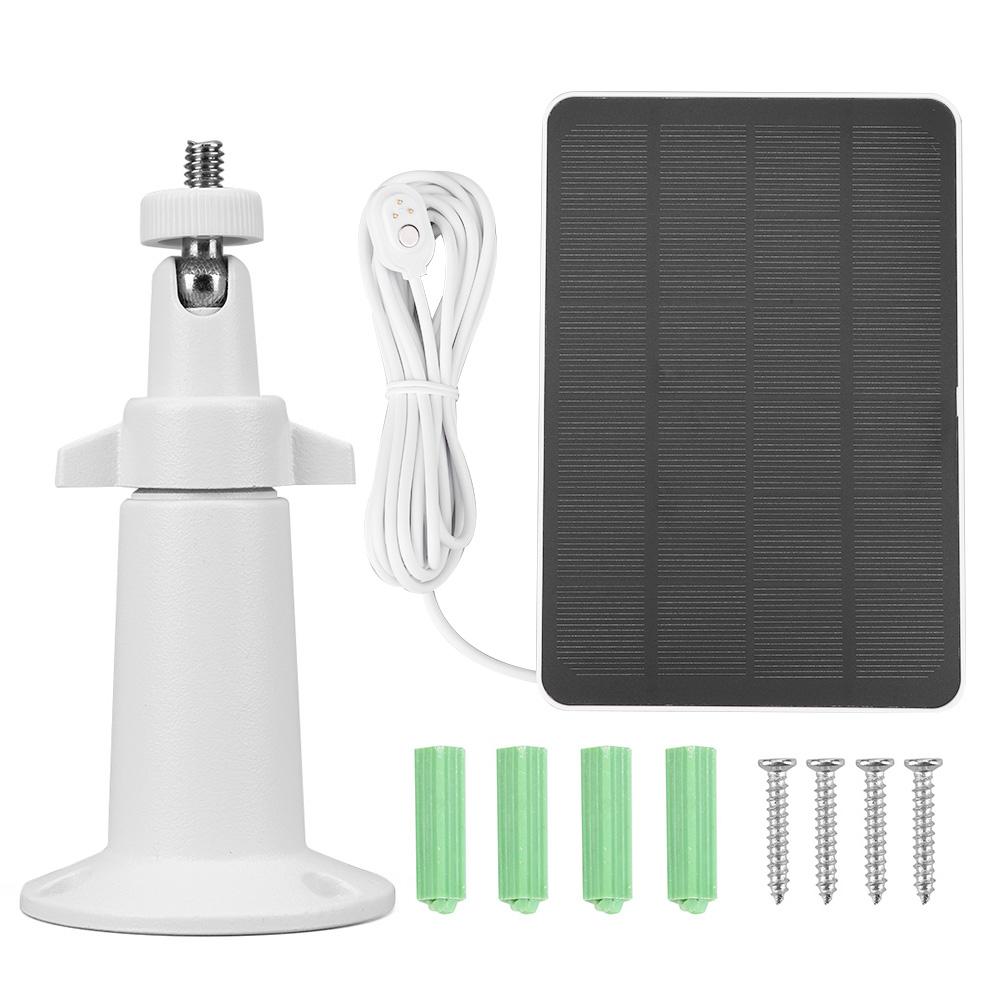 4W/6W 5V Solar Panel Charge IP65 Weatherproof Solar Panel Kit Adjustable Wall Mount W/ 9.8ft Charging Cable for Arlo Pro 5S/4/3 4