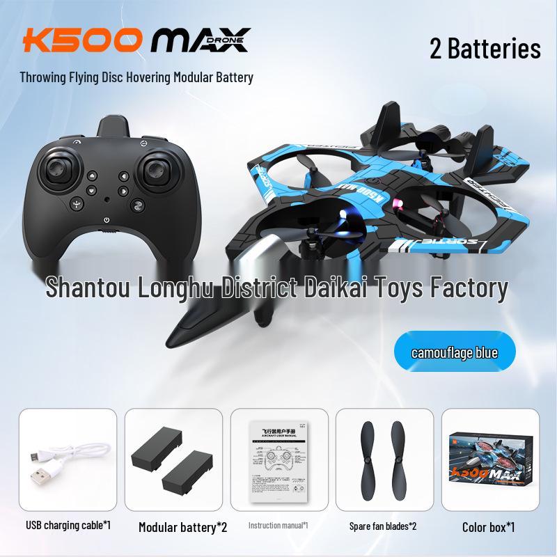 K500MAX Fighter Quadcopter: Stunt Roll & Hover Drone