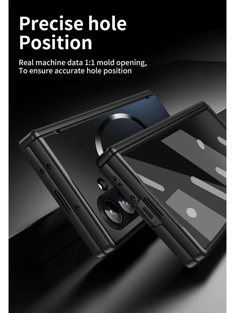 Магнитный чехол для Samsung Z Fold7/6: Полное покрытие, Защита от падений, Пленка для складного экрана и шарнира