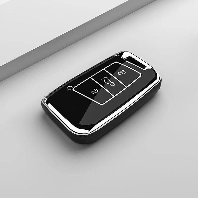 Новый Мягкий ТПУ Чехол-Защита для Брелока Автомобильного Ключа для VW Volkswagen Magotan Passat B8 Skoda Superb Kodiaq A7 Tiguan MK2 CC