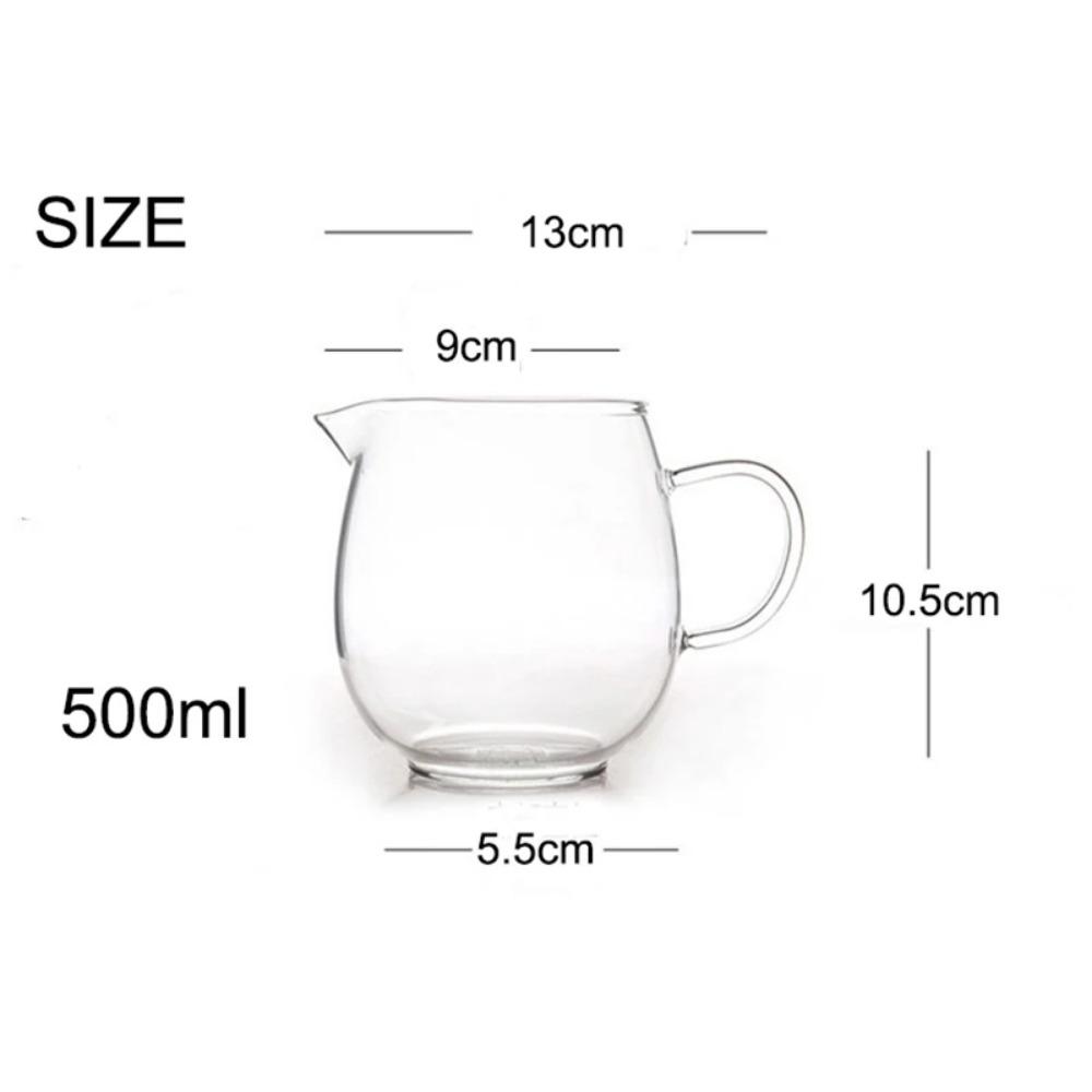 Heat Resistant Glass Tea Pot 400ml Gongdao Cup Kettle Japanese Teapot Tea Infuser Teapot for Infusion Pu Erh Gaiwan Set Pots Jug