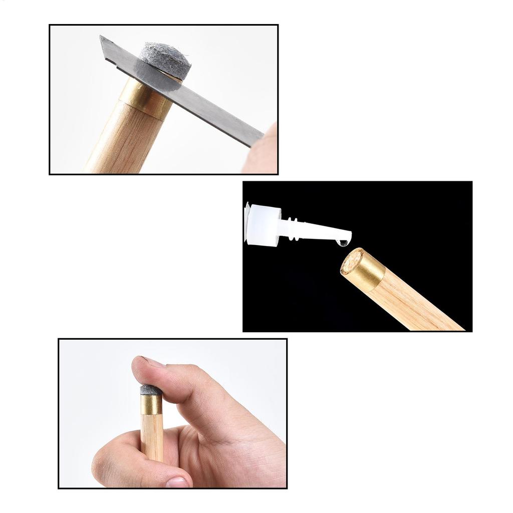 Ремонт бильярдного кия Инструменты для ремонта бильярдного клуба Увеличение трения Инструмент для ремонта наконечника кия Клей для наконечников бильярдного кия Аксессуары