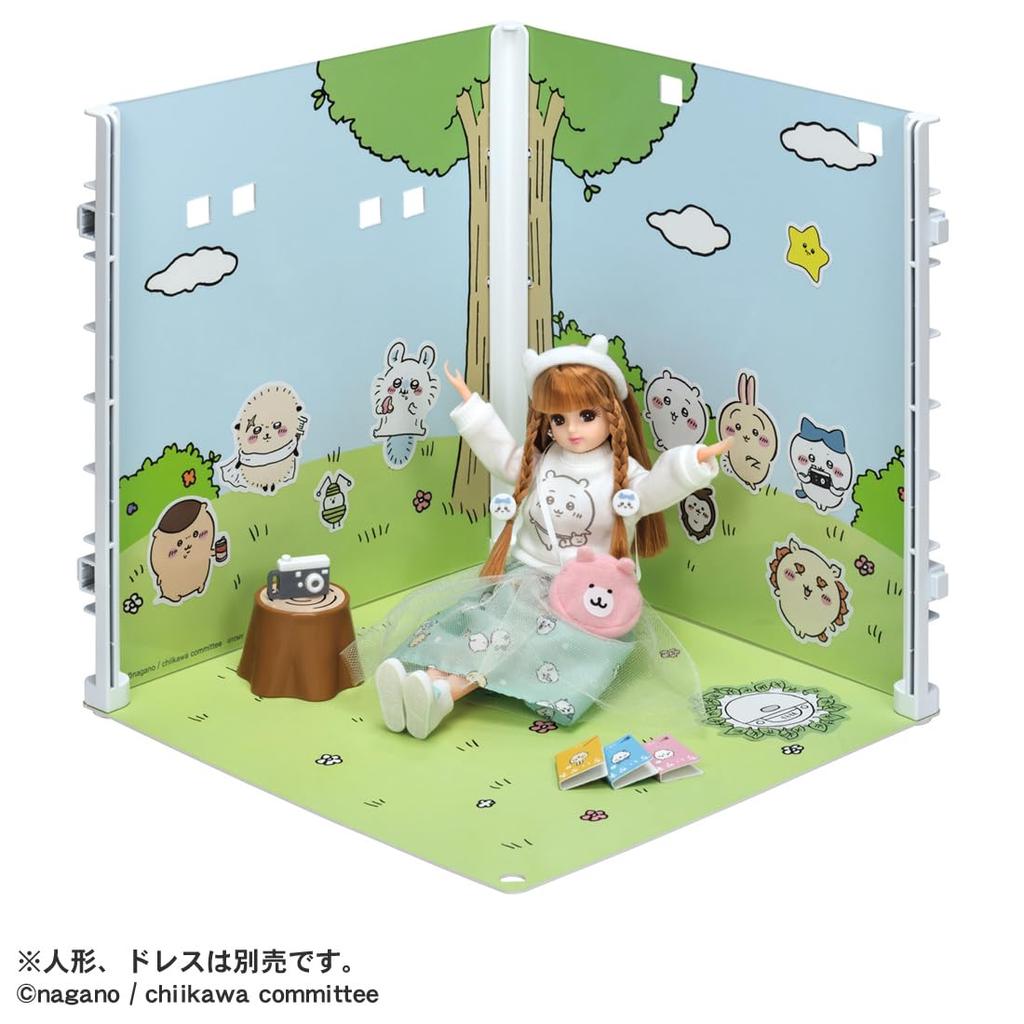 TAKARA TOMY Chikawa Ippai 2way Room Play Toy Age Одевание Ликка-чан 3+