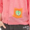 [Benetton] Benetton Tukata Pocket Embroidery Knit Cardigan Bakca9431 Pk