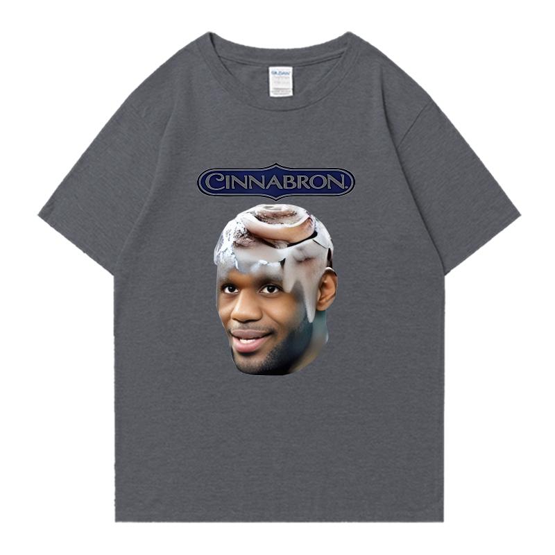 2025 Summer Fashion Cinnabron Graphics Funny Printed Oversized t-shirt Cotton Men Women short sleeve t-shirts Unisex clothing