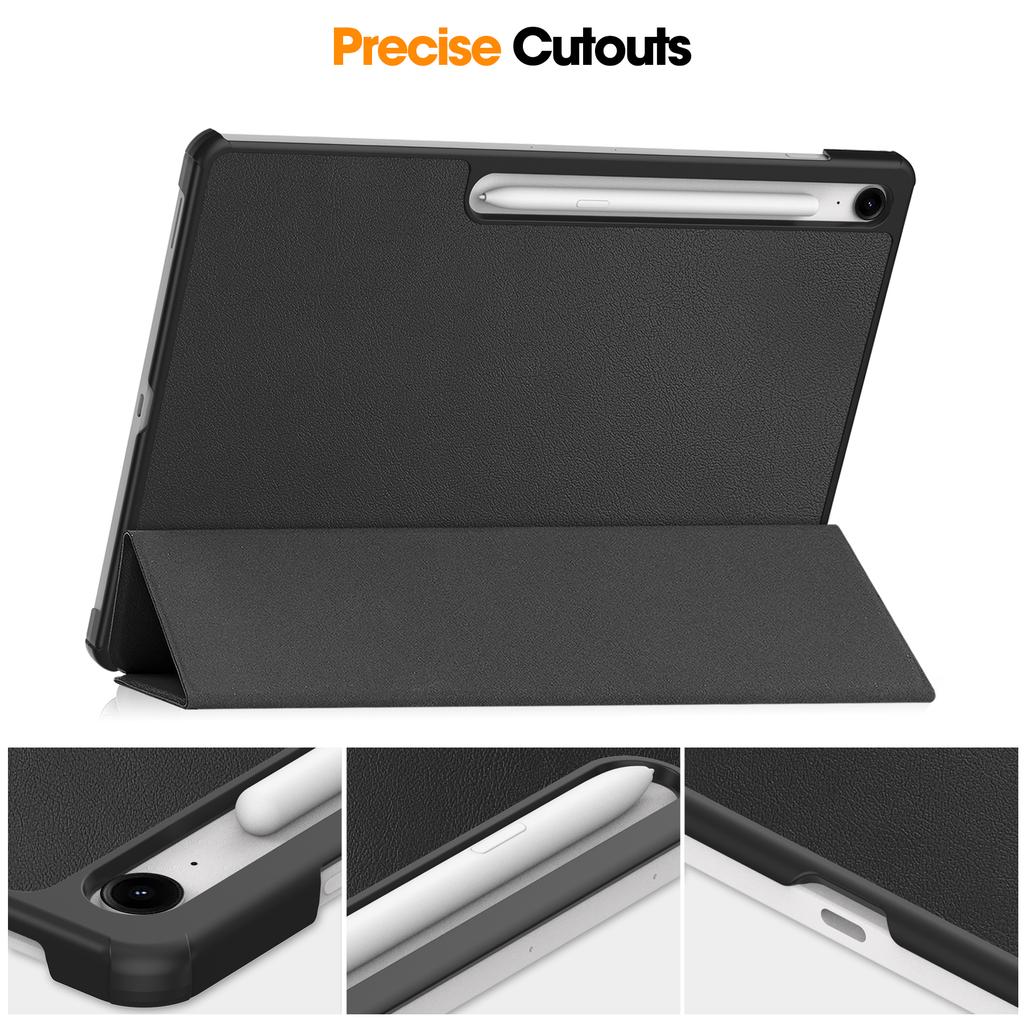 Для Samsung Galaxy Tab S10 FE+ Чехол Противоударный Кожаный С подставкой Чехол для планшета