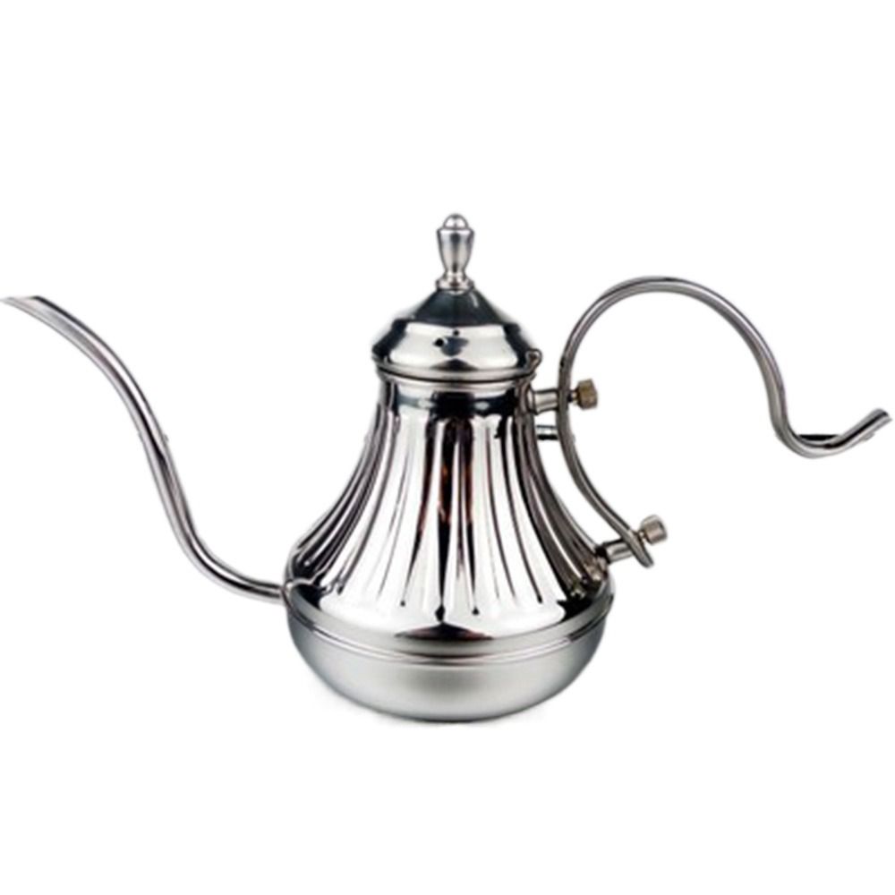 Elegant Coffee Pot Stainless Steel Drip Kettle Vintage Gooseneck Tea Kettle  Kitchen