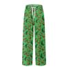 Men's Knitted Fashion Print Pocket Casual Pants Pajama Pants