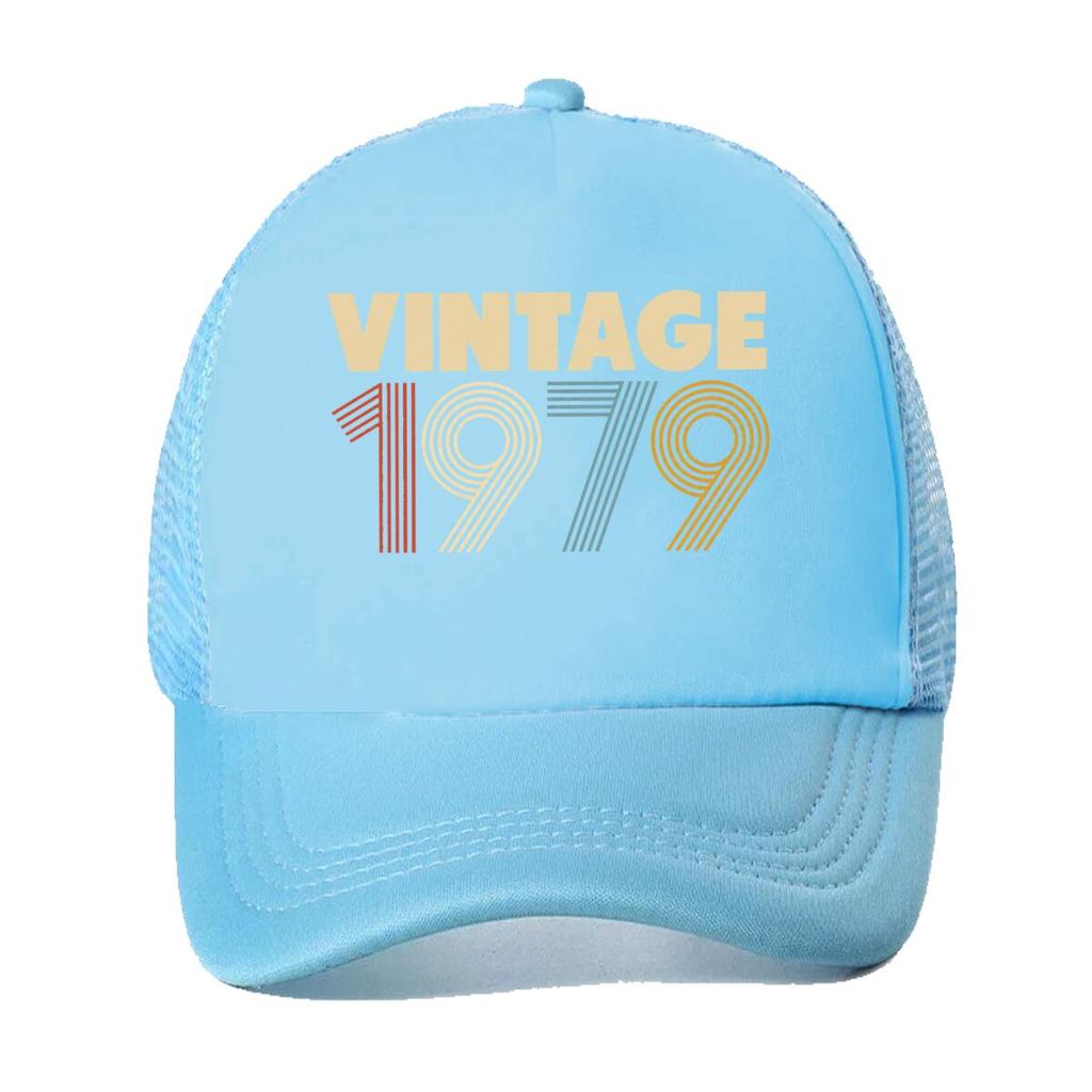 Vintage Retro Striped Number Graphic Mesh Baseball Cap For Womens Unisex FeUnisex Beach Dad Hat Hip Hop