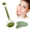 Gua Sha Scraping Massage Tool Set Natural Jade Promote Blood Circulation Facial Massage Tools