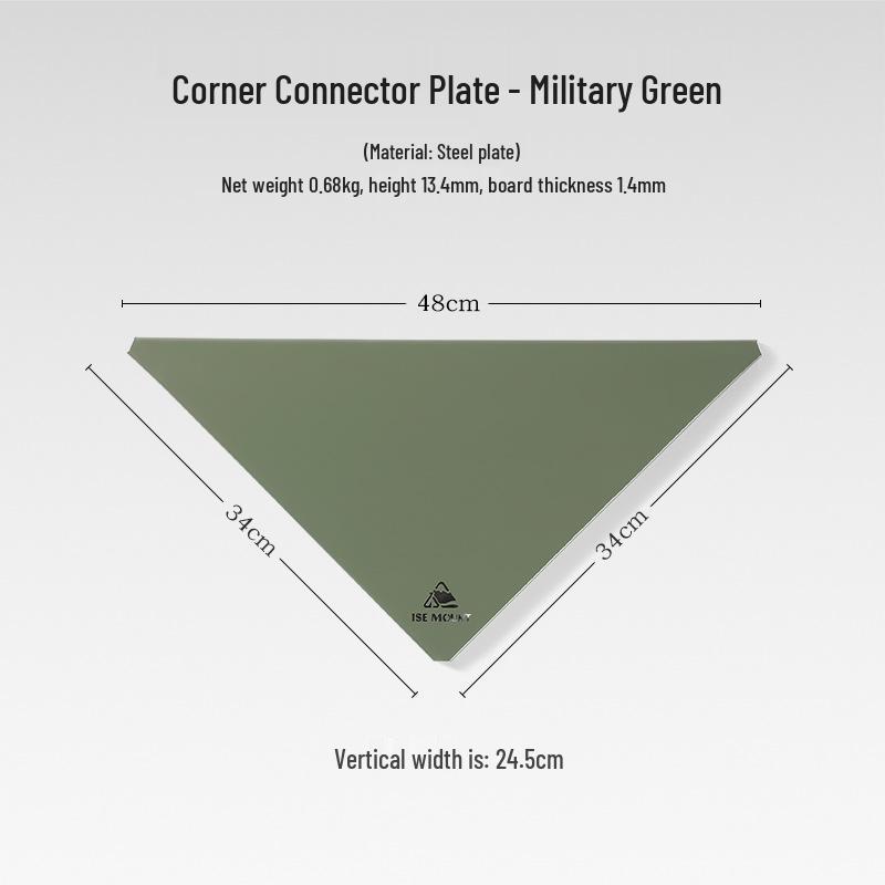 Outdoor Tabletop BBQ Connector Plate for Camping Tables