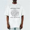 Digital Direct Injection Rock Arcade Fire Band Loose Printed ShortSleeved TShirt Cotton Loose Fit