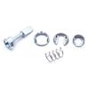 1set Car Iron Door Lock Cylinder Repair Kit Front Left or Right 1U0837167 1U0837168 For A6 Allroad C5 S6 RS6 GOLF
