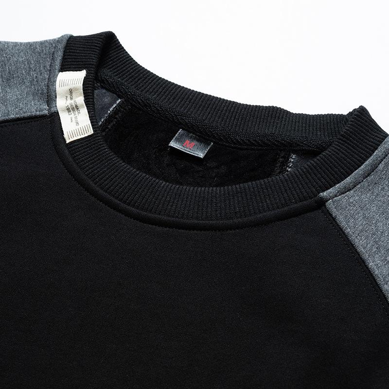 Spring Round Neck Sweater Casual Suit Men 'S Cotton Sports Suit Two -Piece Set 