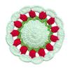 Handmade Crochet Flower Coaster Heat-Resistant Cup Mat for Mugs Glasses Soft