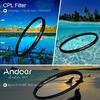 Andoer 52mm Digital Slim CPL Circular Polarizer Polarizing Glass Filter for Canon Nikon Sony DSLR