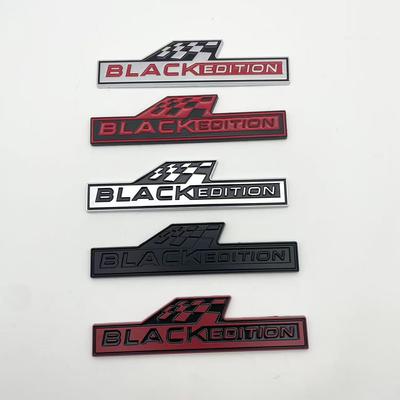 3D Черная Edition Декоративная Металлическая Клейкая Эмблема Значок на Задний Багажник Наклейка на Крыло Наклейка на Кузов Автоаксессуар