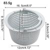 Прочная корзина для фильтра Hayward SPX1091C с ручкой 16,5x9,5x12 см, простая в использовании