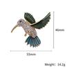 Fashion Flying Bird Eagle Enamel Pins Crystal Rhinestone Swallow Parrot Owl Animal Brooches For Women Clothes Scarf Jewelry Gift