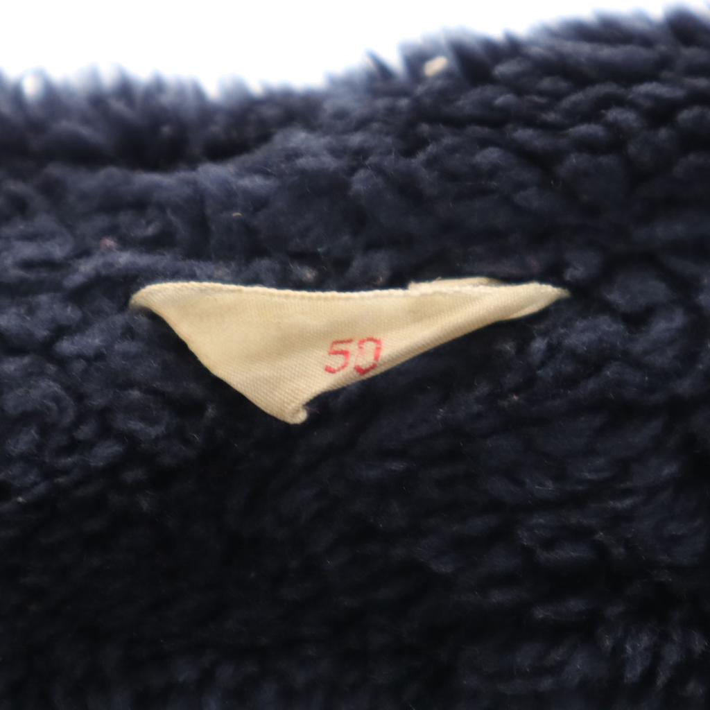 Винтажная летная куртка G-1 70-х 80-х годов 50 темно-синяя мужская б/у