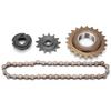 Sprocket Chain Set 22T Tooth Rear Freewheel 38 Links Chain and 13T Tooth Sprocket Set