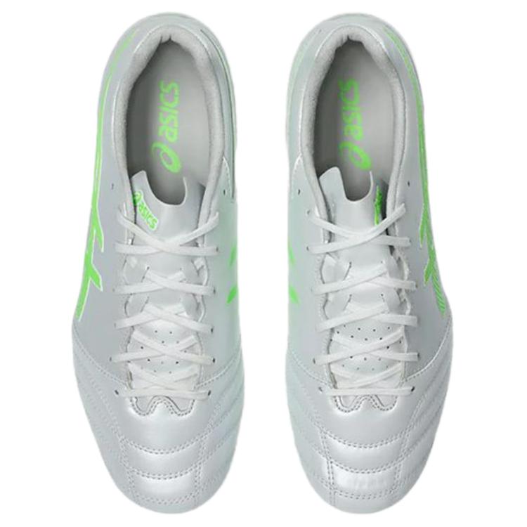 Asics DS Light Pro Comfortable Versatile Soccer Shoes Men Soccer Shoes Silver Green 1103A096-106
