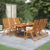 Day and Night - Day and Night Garden Dining Set 7 Pieces Solid Acacia Wood