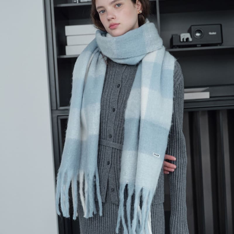 Jucy Judy Pastel Check Muffler JZMF700C