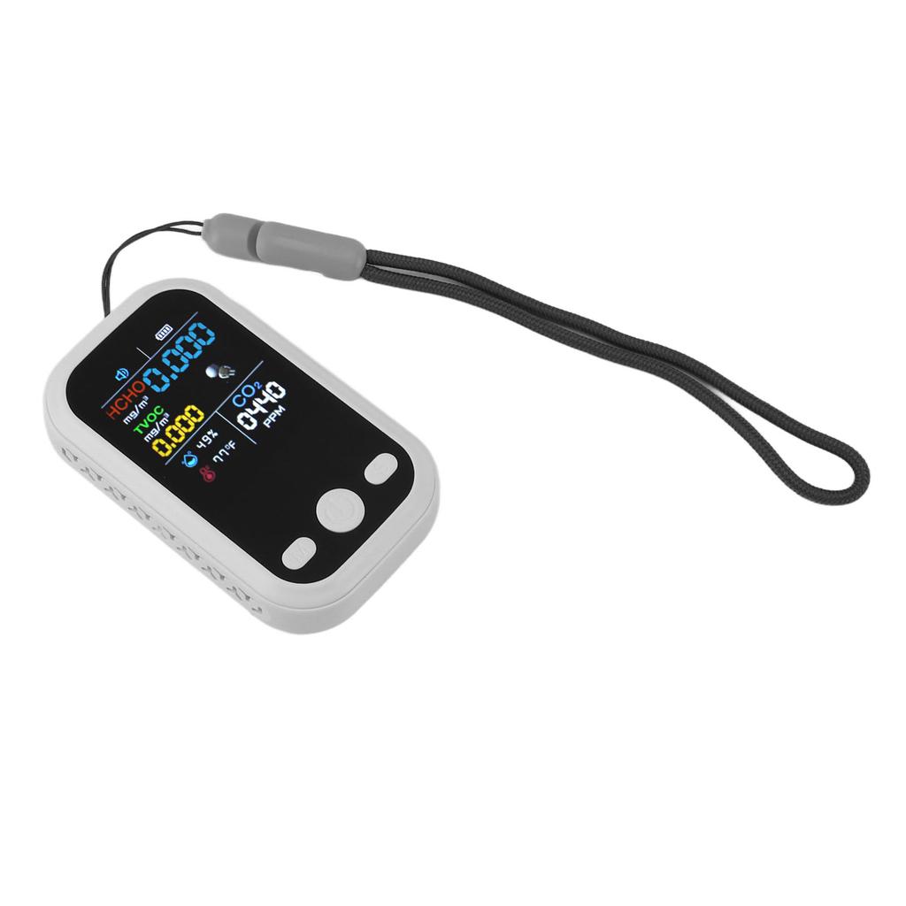 5 в 1 монитор качества воздуха многофункциональный умный портативный детектор CO2 влажности температуры для