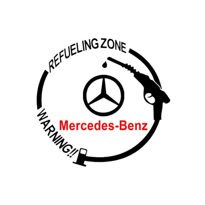 1Pcs Car Fuel Tank Cap Stickers Vinyl Fashion Decoration Auto Styling For Mercedes-Benz AMG C500 C200 C300 A B C E GLA CLA GLK GL ML W204 W212 W213