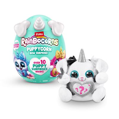 ZURU Rainbocorns Puppycorn Surprise Series 3 Коллекция Плюшевая Игрушка Сюрприз Яйцо Наклейка Набор Мягкая Игрушка Собака Слизь для Девочек Детей Возраста (Далмация) 3+