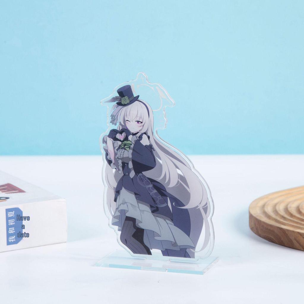 Акриловая подставка Sorasaki Hina из Blue Archive: Двумерный аниме-настольный орнамент двойной слой