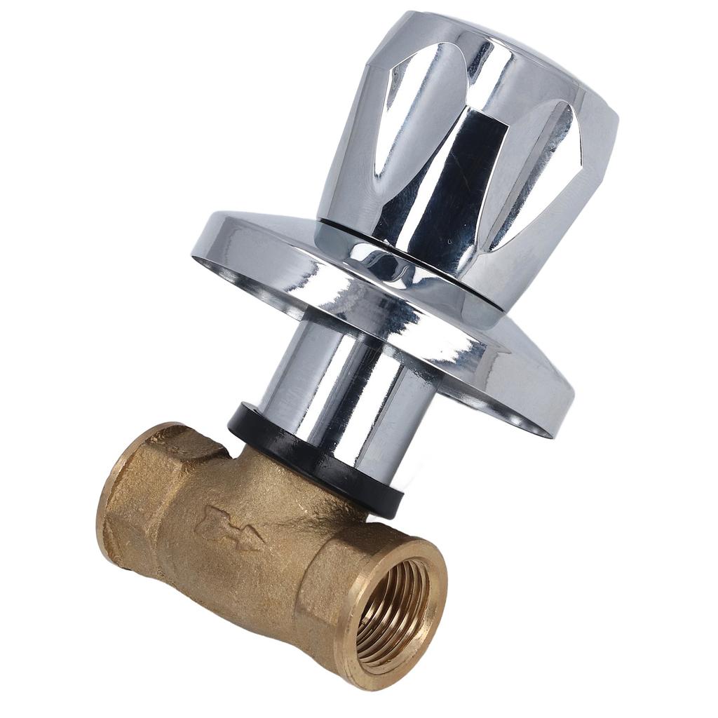 DN15 1/2 дюйма внутренняя резьба NPT Скрытый латунный водяной клапан Клапан регулирования потока для бытовой воды