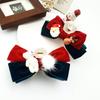 Festive Velvet Teddy & Reindeer Hair Clip