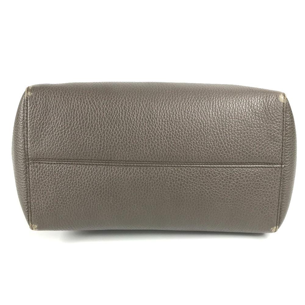 Gucci 354408 Двухцветная сумка-тоут на ремне через плечо Кожаная серо-розовая