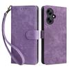 For Xiaomi Redmi 13C 5G/Redmi 13R 5G/Poco M6 5G Case RFID Blocking Leather Phone Shell with Wrist Strap