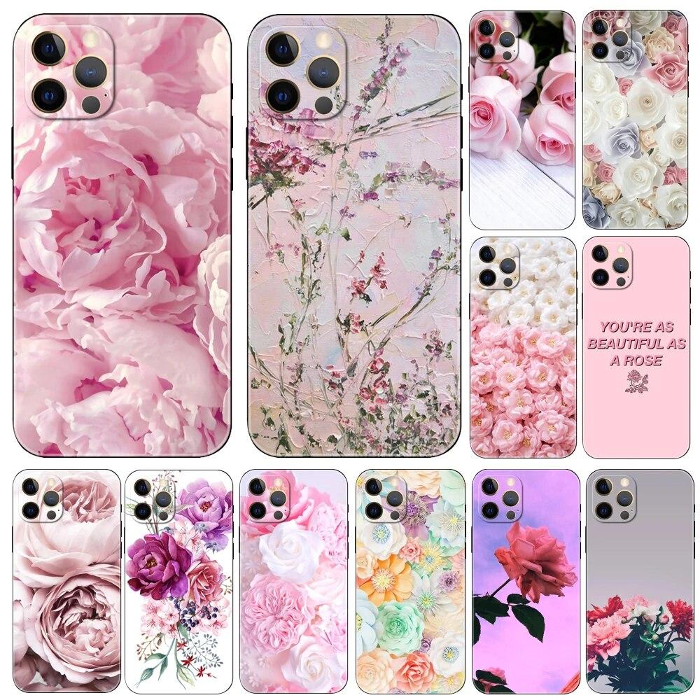 Чехол для телефона со свежим цветком для iPhone Samsung Galaxy Redmi Xiaomi Oppo OnePlus Note SA 7 8 9 10 11 12 13 14 20 21 22 23 53 54 Pro Max Plus Ultra
